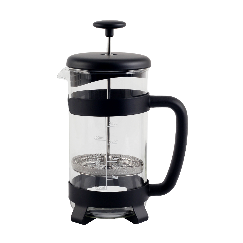 Heat Resistant Glass Stainless Steel Coffee Press