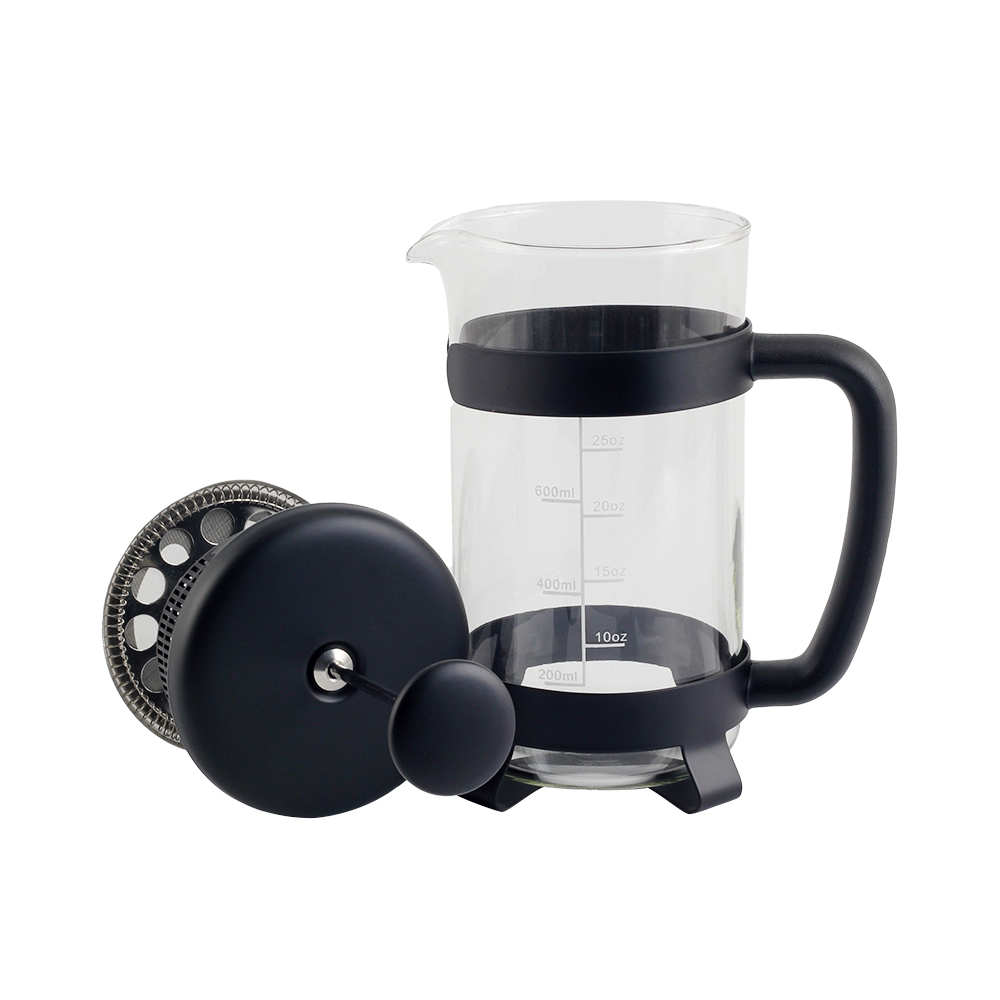 Heat Resistant Glass Stainless Steel Coffee Press