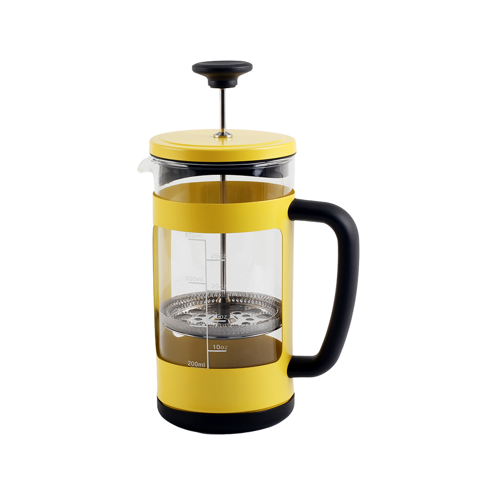 High-Heat Borosilicate Glass French Press Coffee Maker