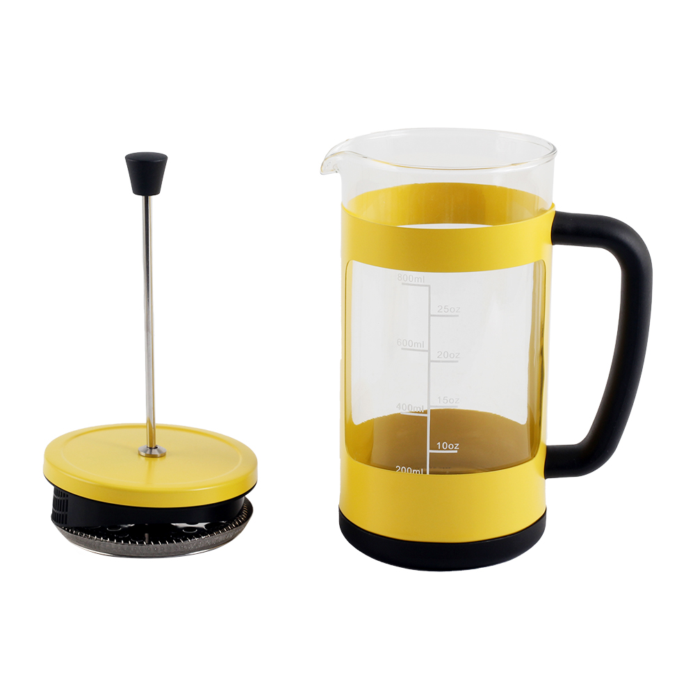 High-Heat Borosilicate Glass French Press Coffee Maker