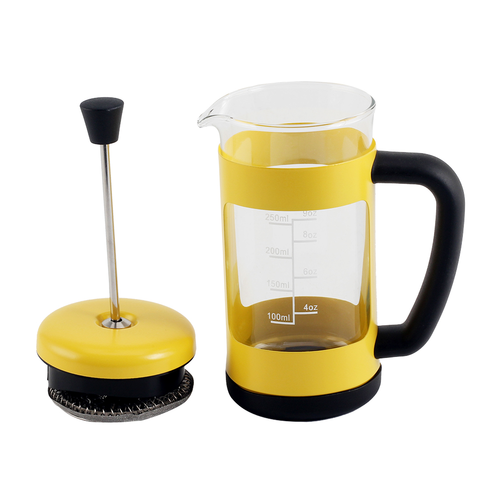 High-Heat Borosilicate Glass French Press Coffee Maker