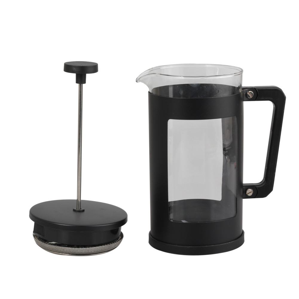 Borosilicate Glass Coffee Brewer With Stainless Steel Plunger