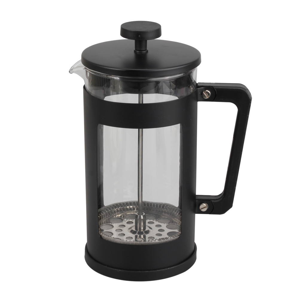 Borosilicate Glass Coffee Brewer With Stainless Steel Plunger