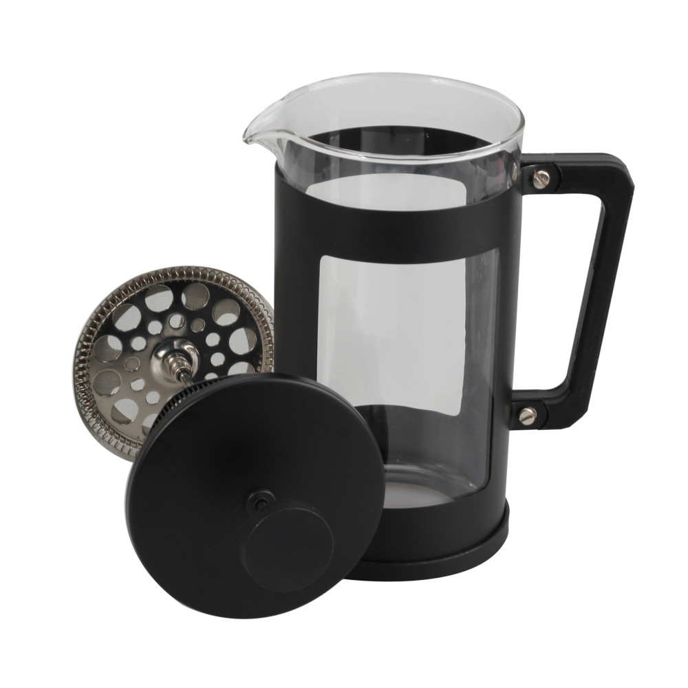 Borosilicate Glass Coffee Brewer With Stainless Steel Plunger