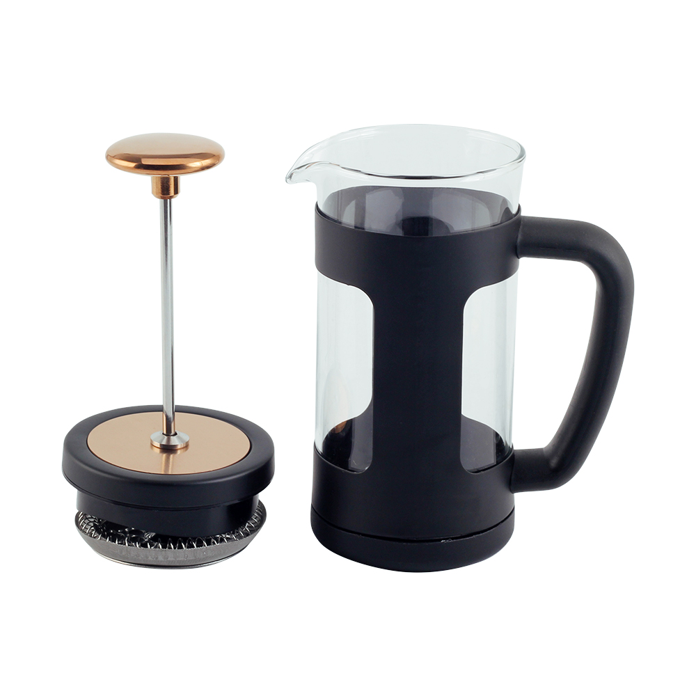 Stainless Steel Filter Plunger System & Durable Borosilicate Heat Resistant