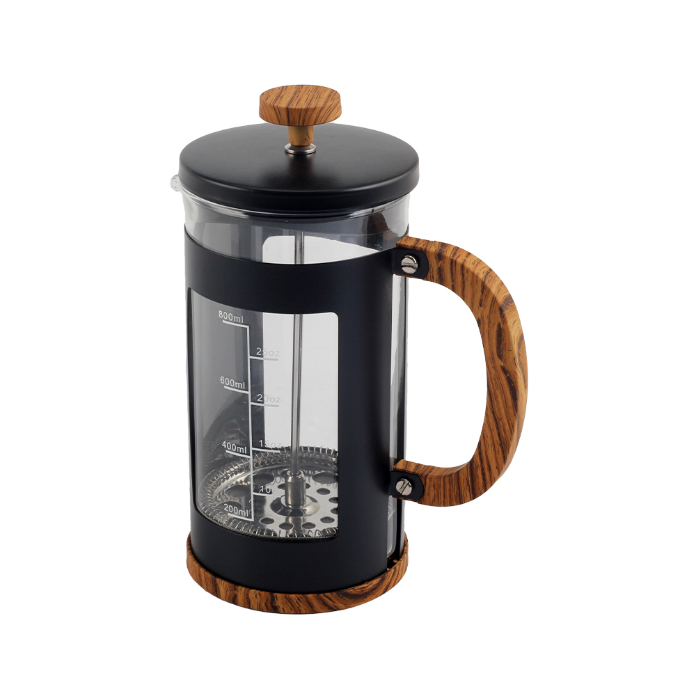 French Press Coffee Maker With Stainless Steel Frame