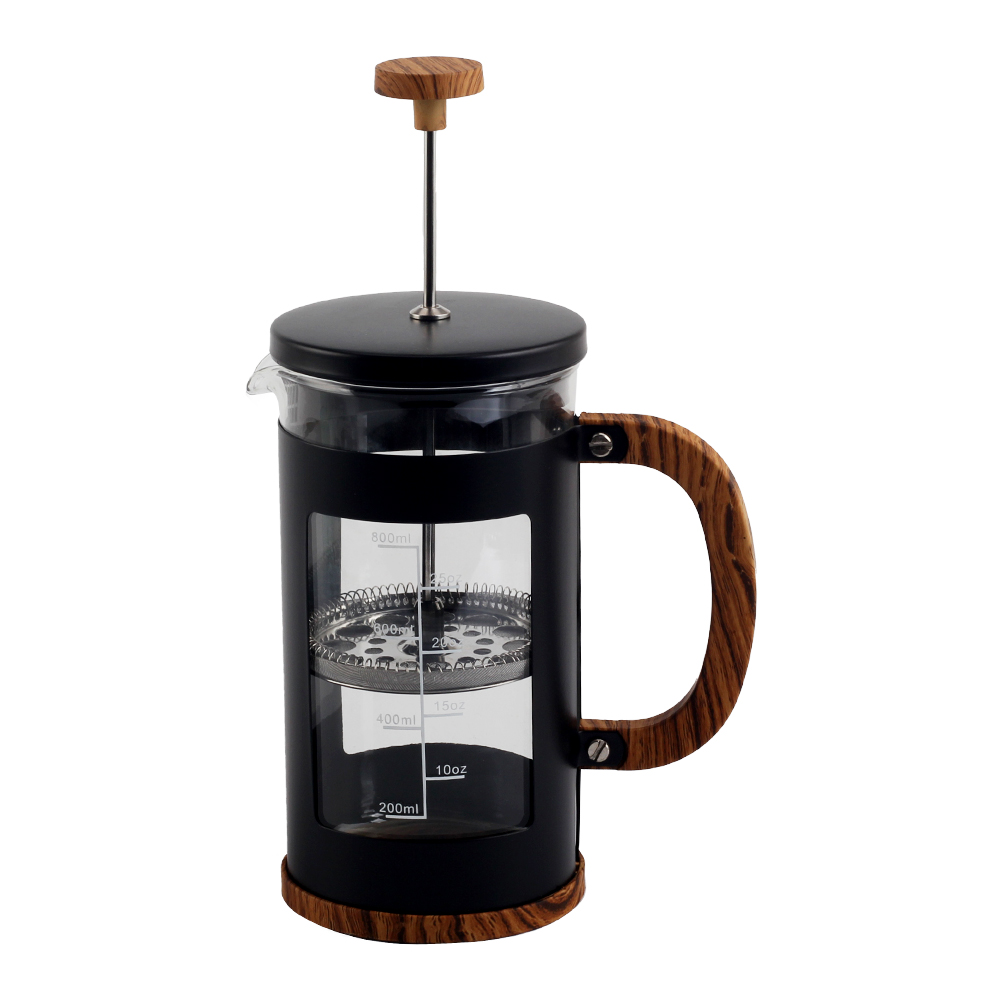 French Press Coffee Maker With Stainless Steel Frame