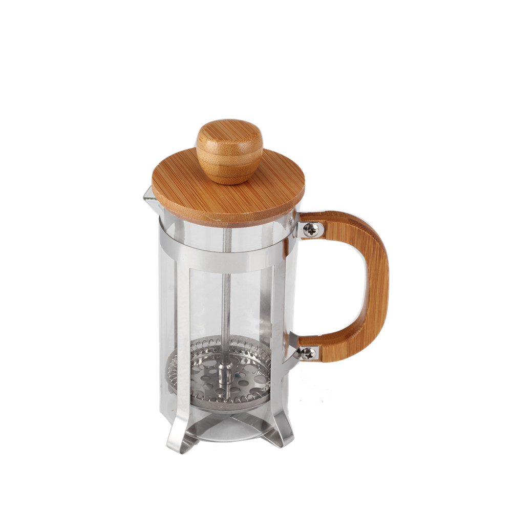 Single Cup French Press With Bamboo Lid