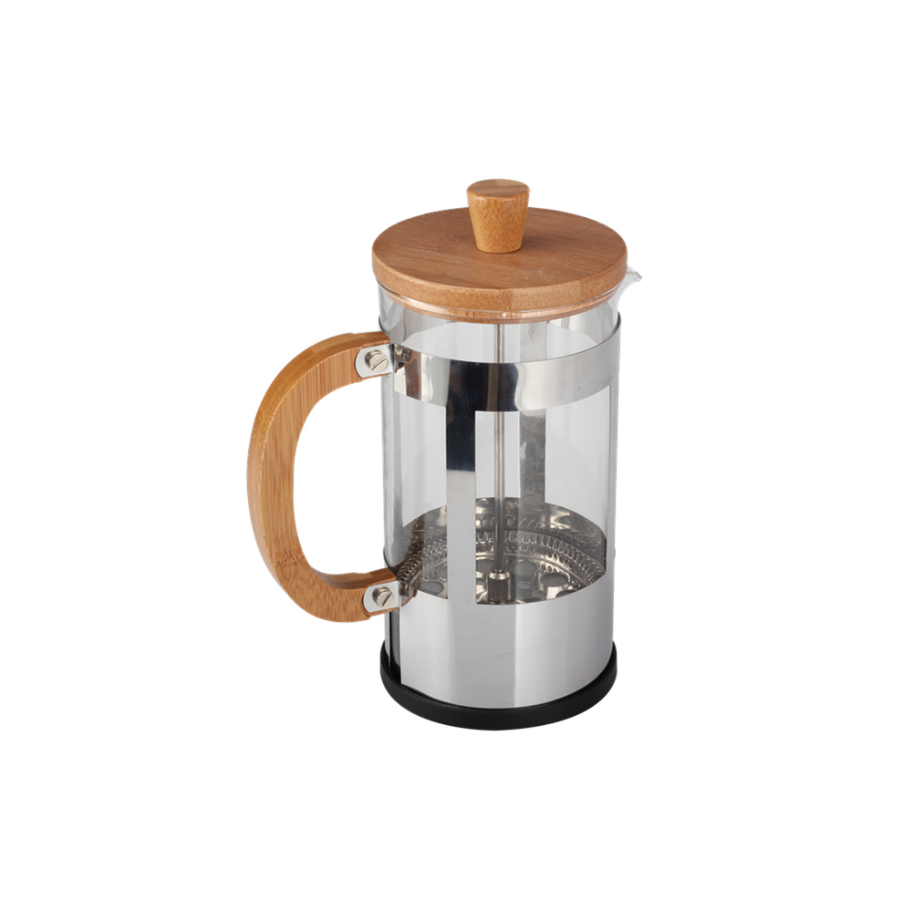 1000ml Stainless Steel Coffee Press With Bamboo Handle