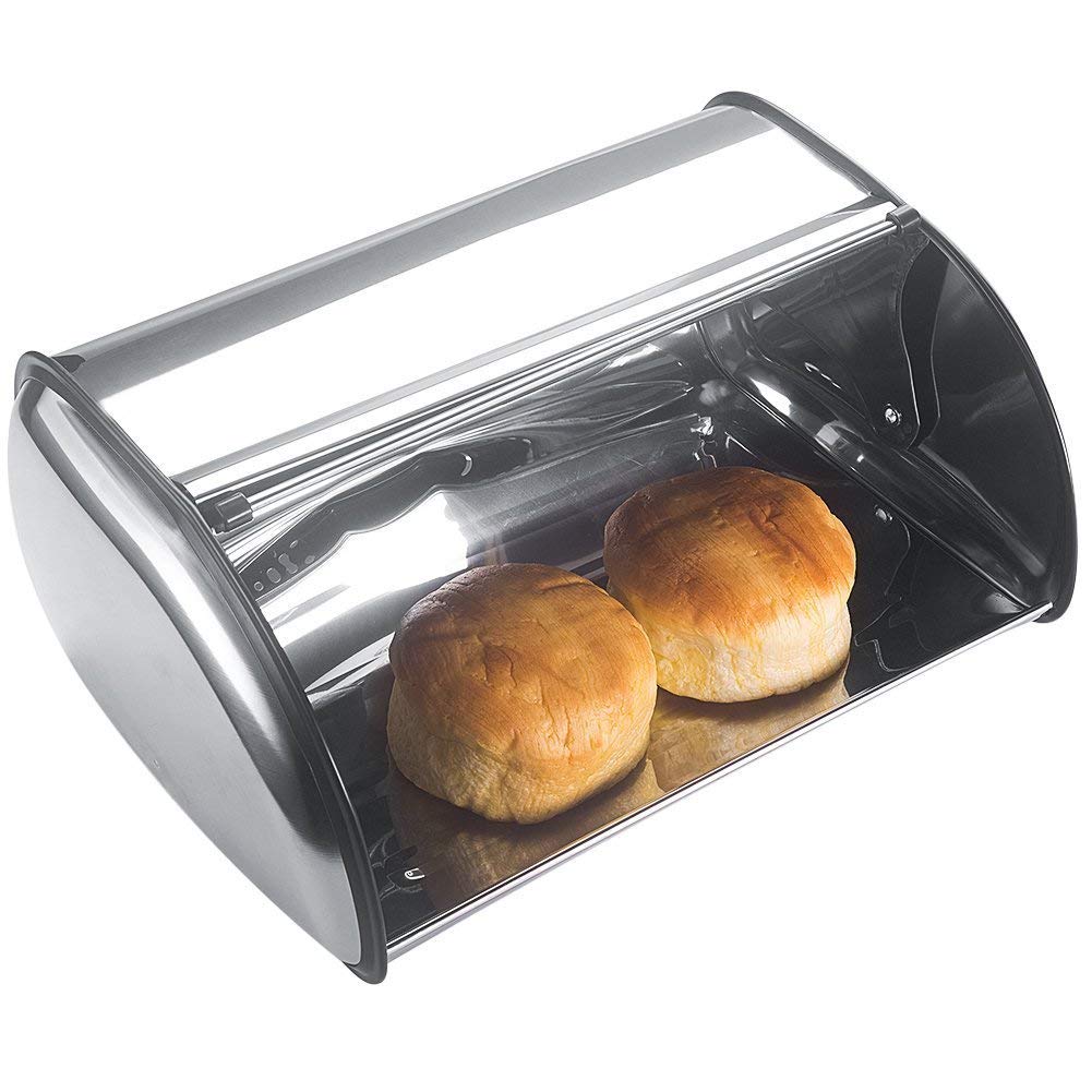 Bread Box Set-Roll Up Cover Bread Storage Container