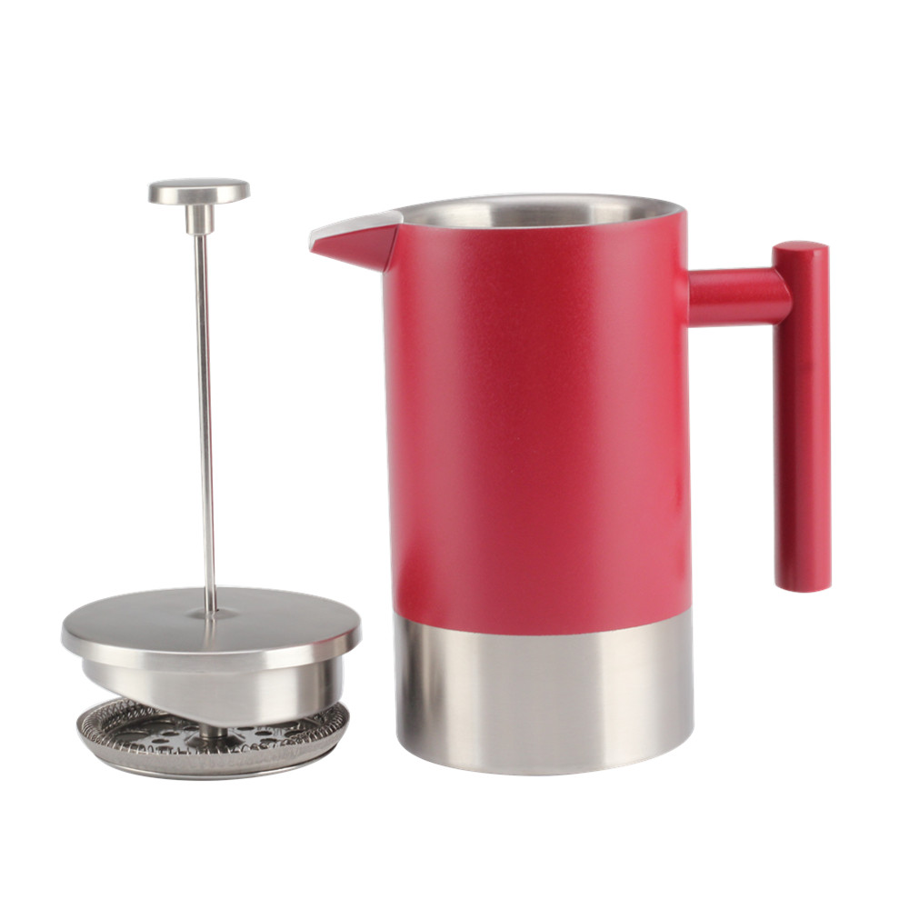 1L Stainless Steel Double Wall Coffee Maker