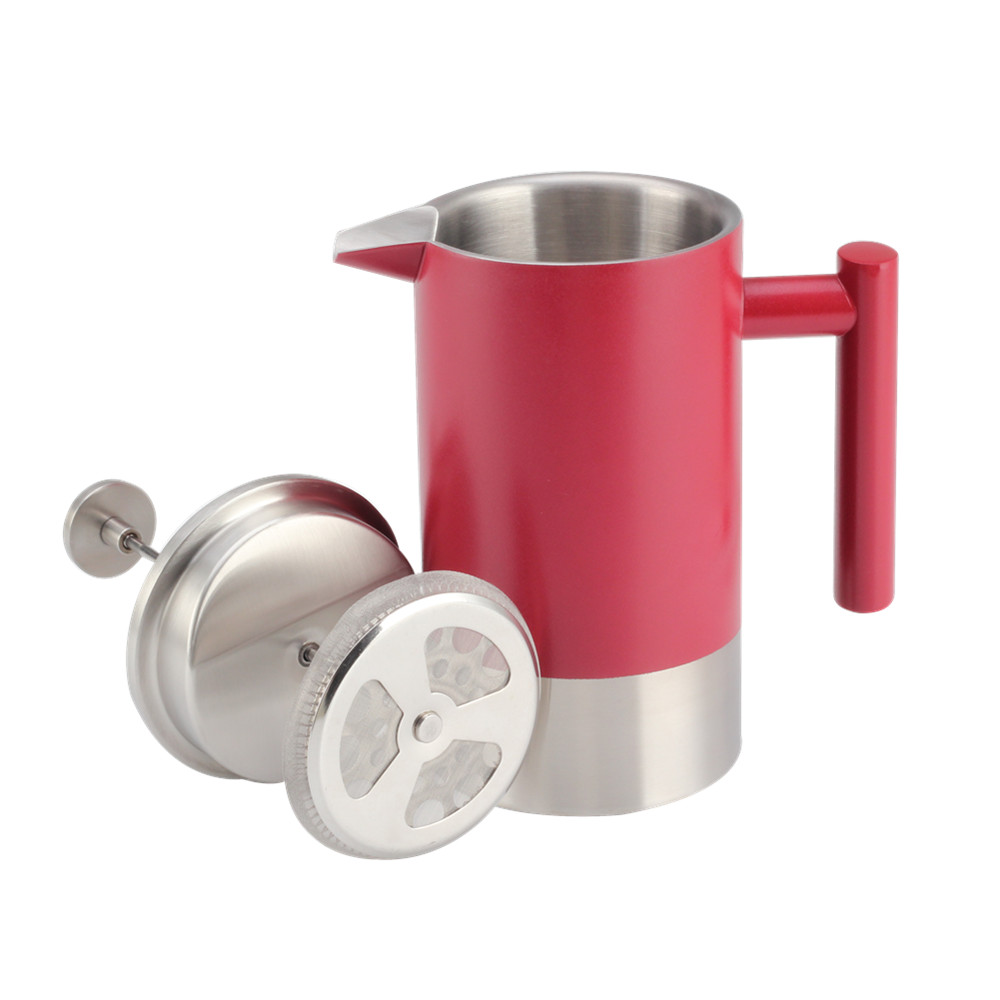 1L Stainless Steel Double Wall Coffee Maker