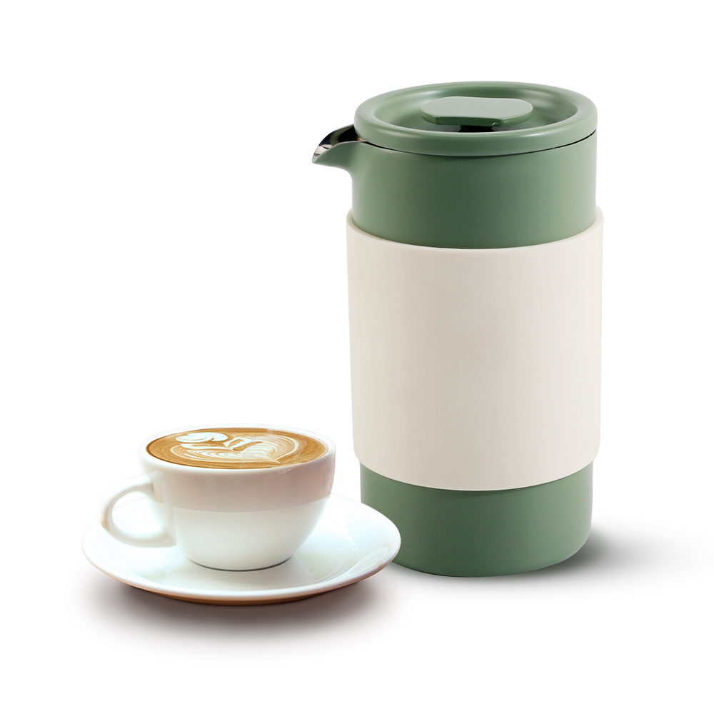 Portable Stainless Steel Coffee Press Green