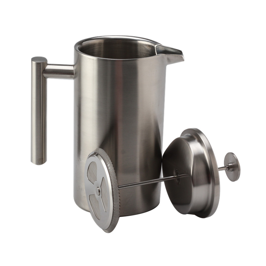 Matt Polishing Stainless Steel French Press Coffee Maker