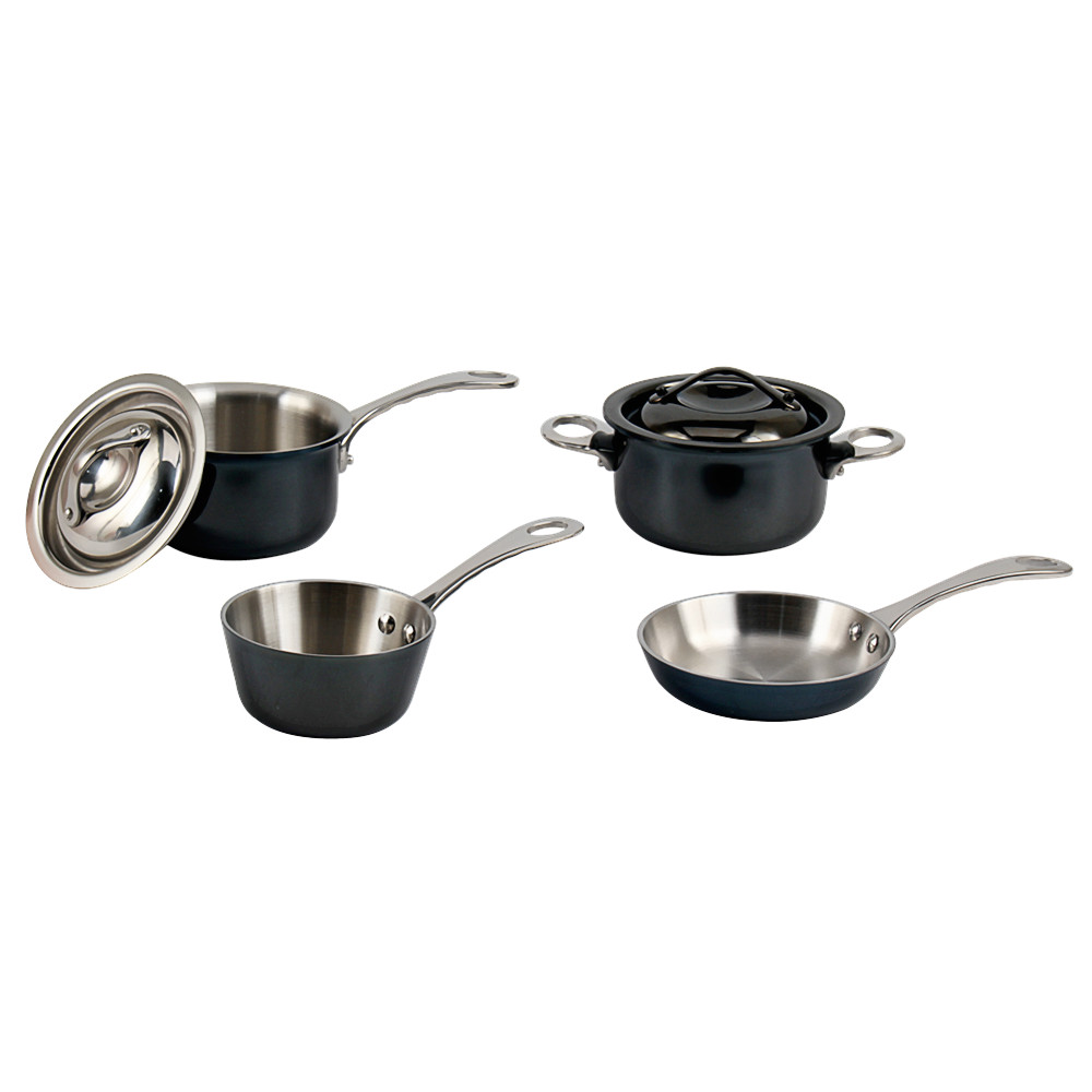 Tri-Ply Stainless Steel Mini Cookware Set