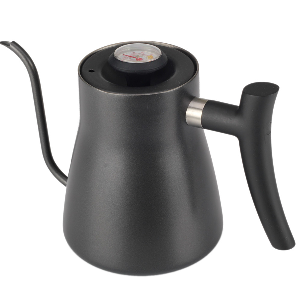 Stainless Steel Coffee Kettle With Thermometer