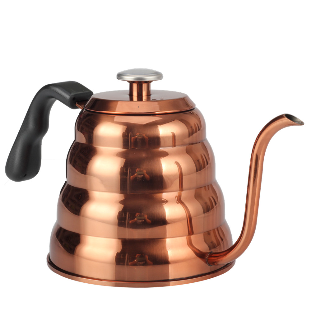 Copper Stovetop Tea Kettle 40 Oz 1200ml Gooseneck Kettle Teapot