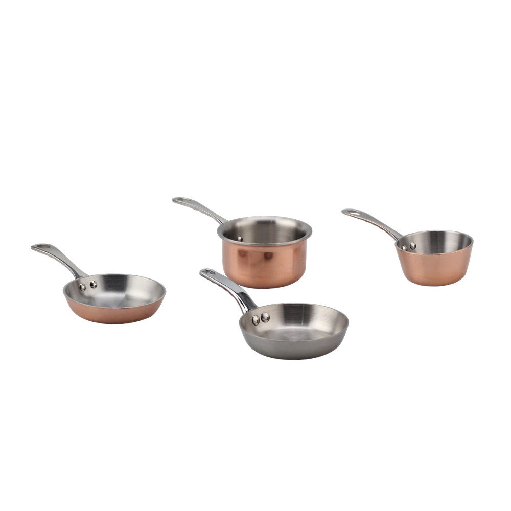 Tri-Ply Stainless Steel Mini Sauce Pan And Pot