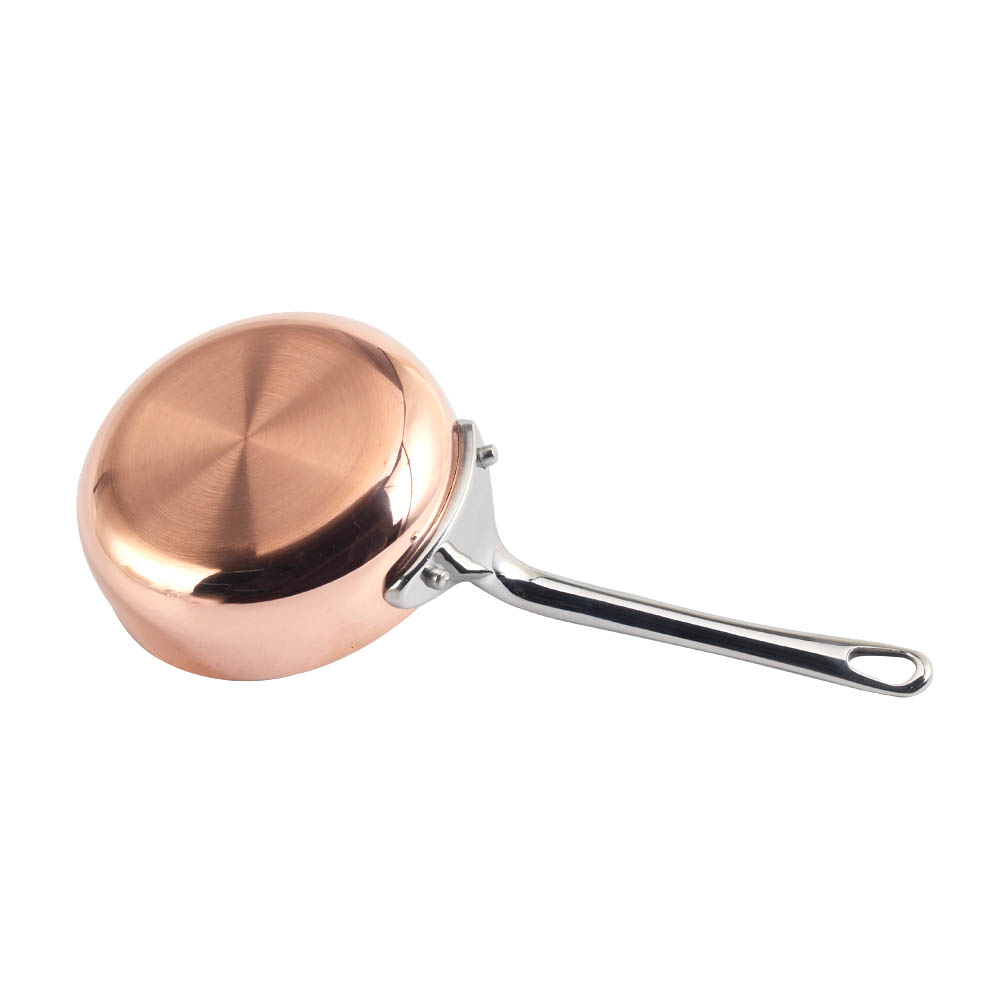 Rose Gold Tri-Ply Stainless Steel Mini Sauce Pan