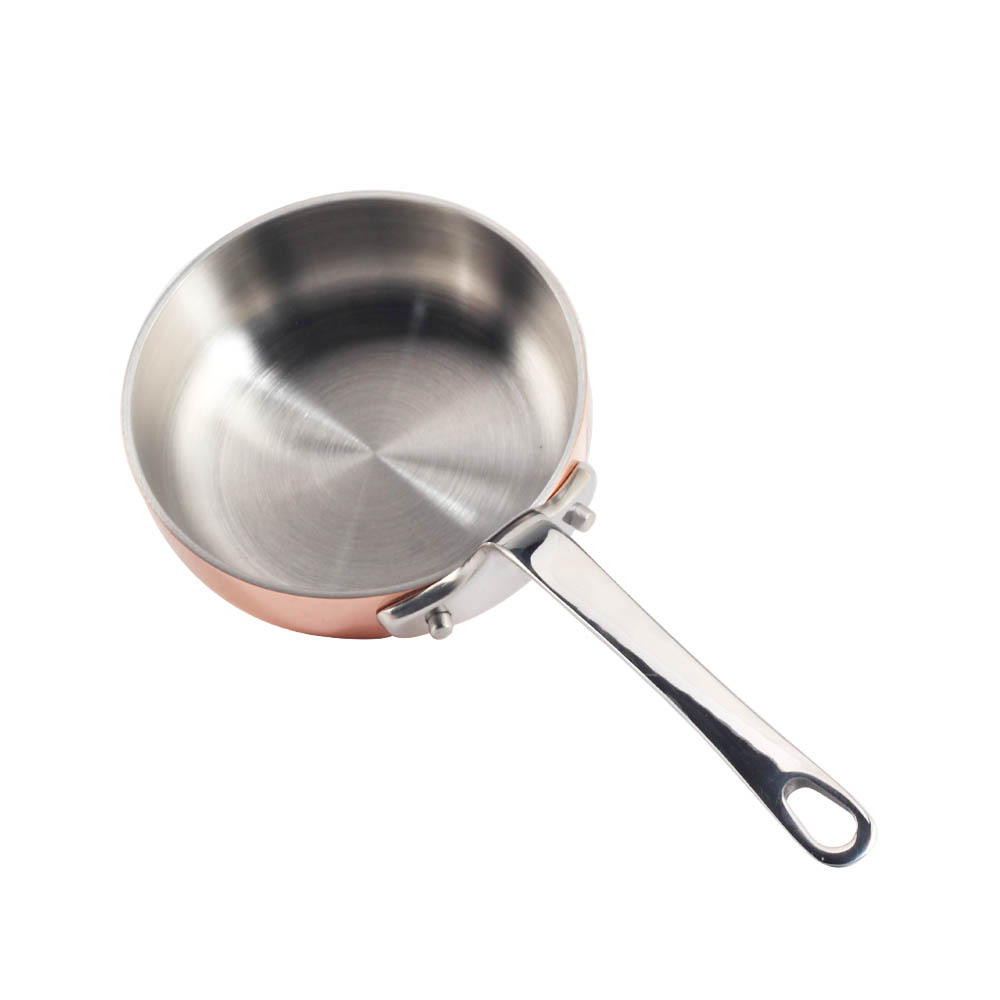 Rose Gold Tri-Ply Stainless Steel Mini Sauce Pan