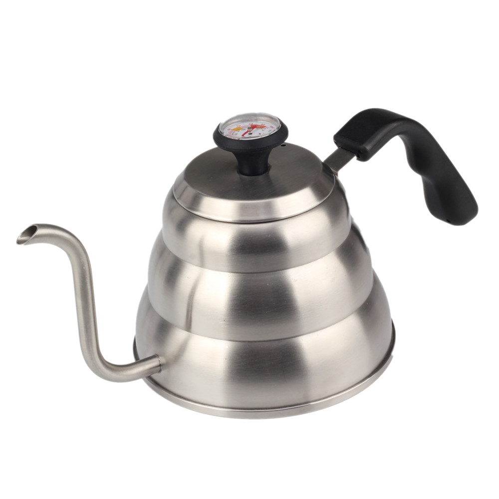 Gooseneck Coffee Kettle 3 Ply Stainless Steel Base