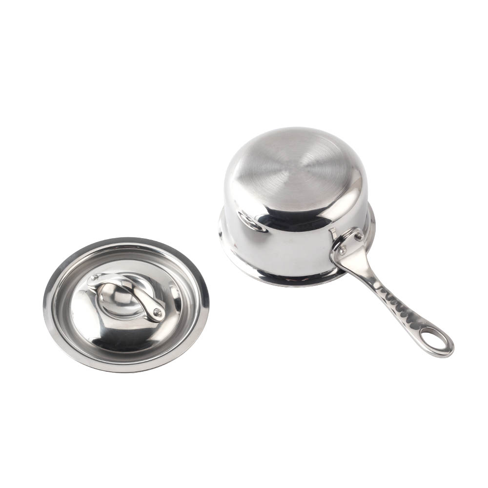 Triply Mini Stainless Steel Mini Sauce Pot With Cover