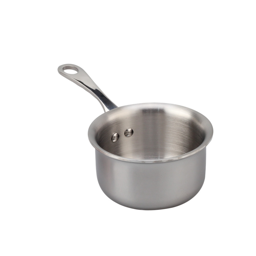 Triply Mini Stainless Steel Mini Sauce Pot With Cover