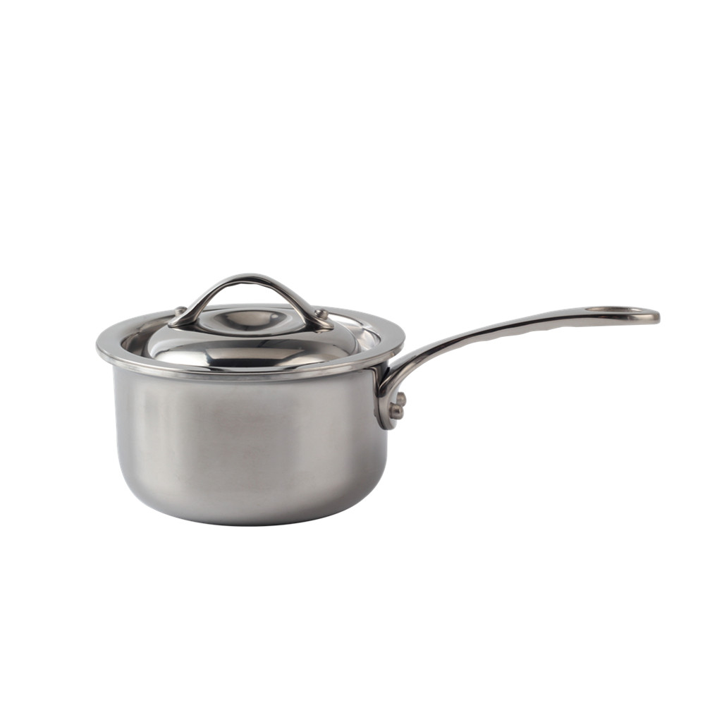 Triply Mini Stainless Steel Mini Sauce Pot With Cover