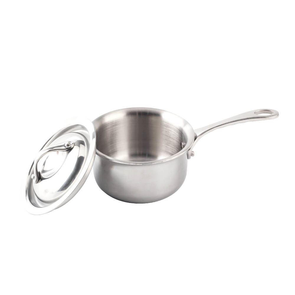 Triply Mini Stainless Steel Mini Sauce Pot With Cover