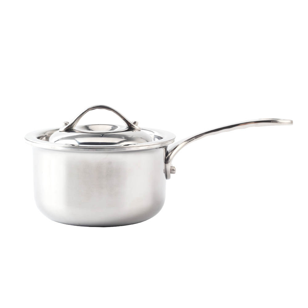 Triply Mini Stainless Steel Mini Sauce Pot With Cover