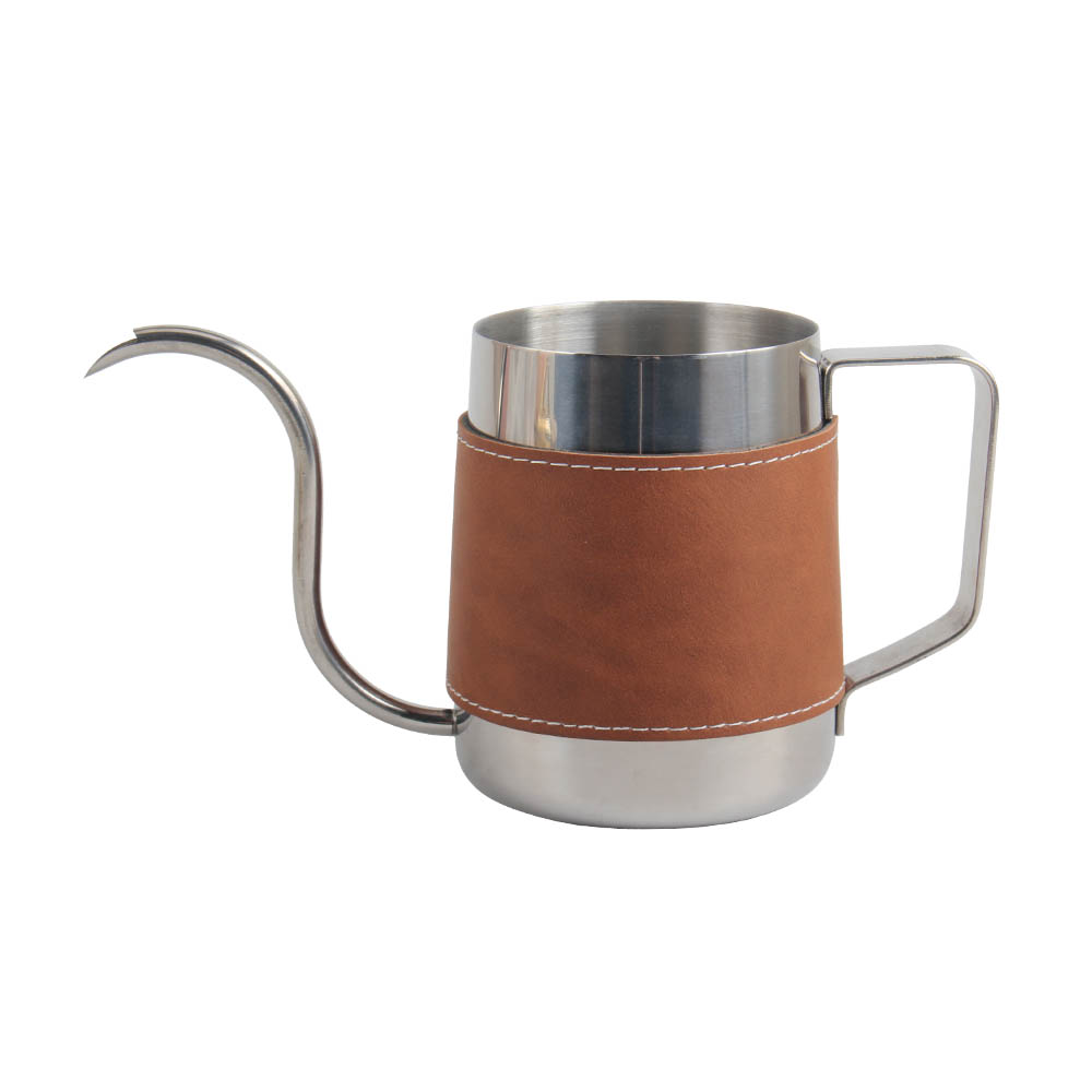 Stainless Steel Kettle With Leather Cover