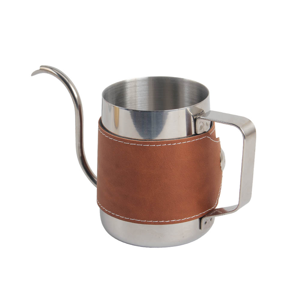 Stainless Steel Kettle With Leather Cover