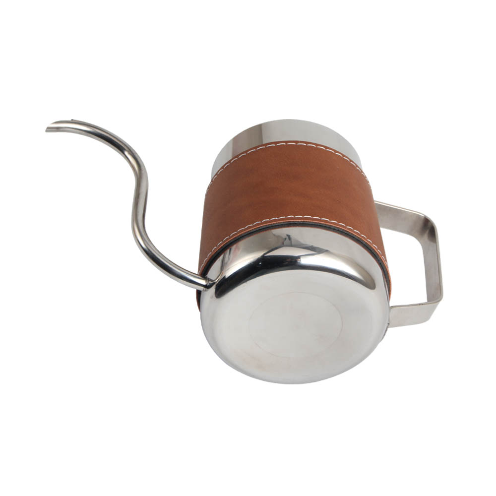 Stainless Steel Kettle With Leather Cover