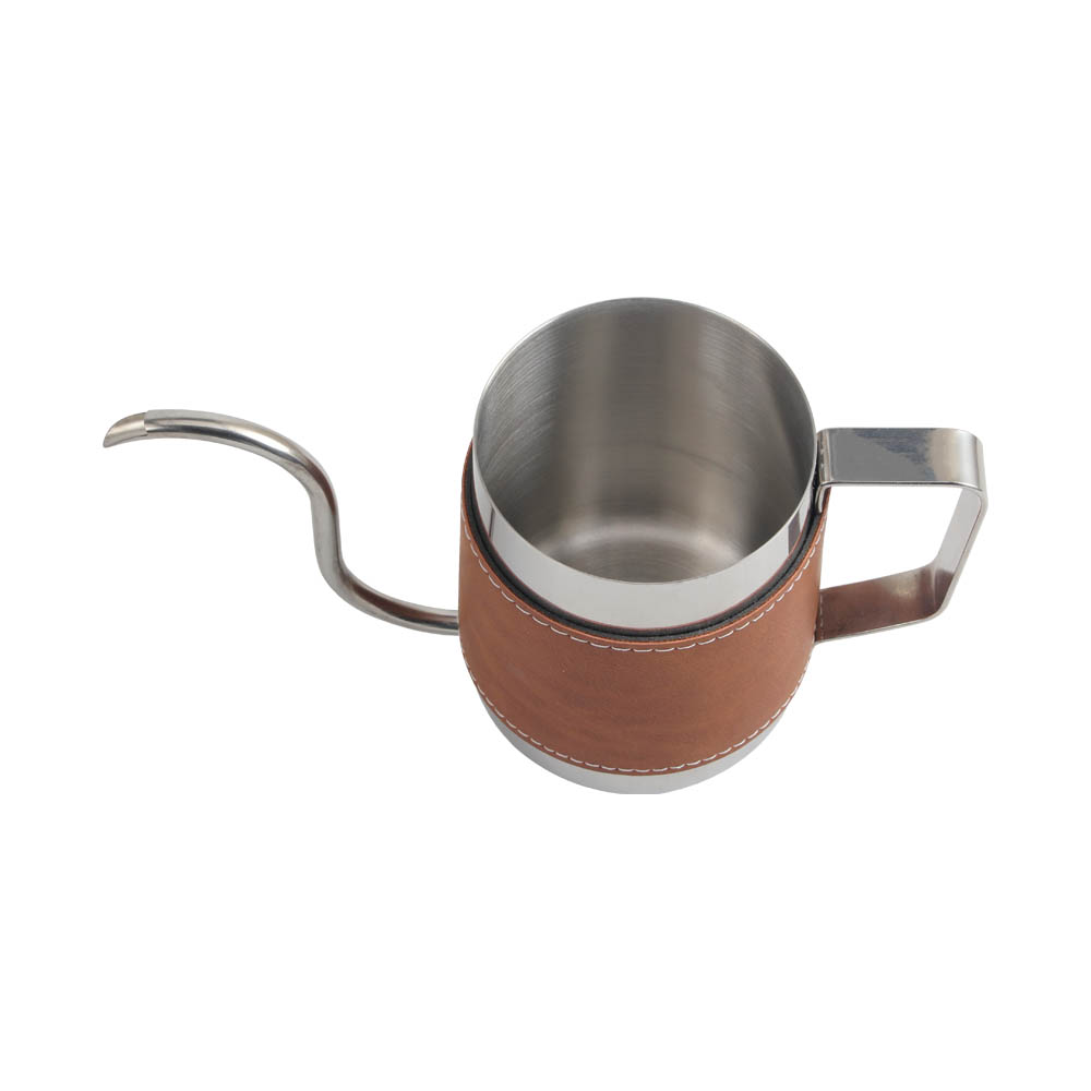 Stainless Steel Kettle With Leather Cover