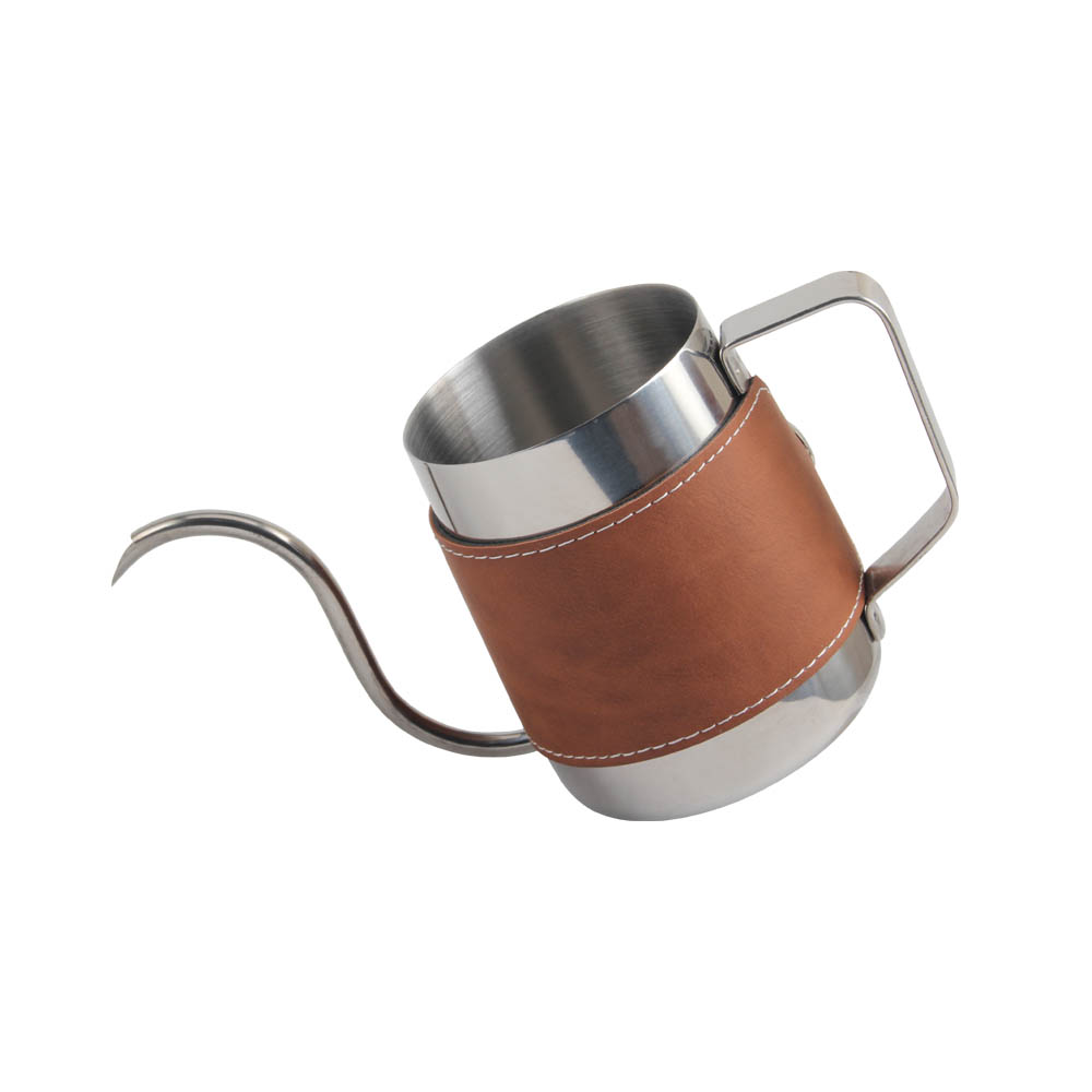 Stainless Steel Kettle With Leather Cover