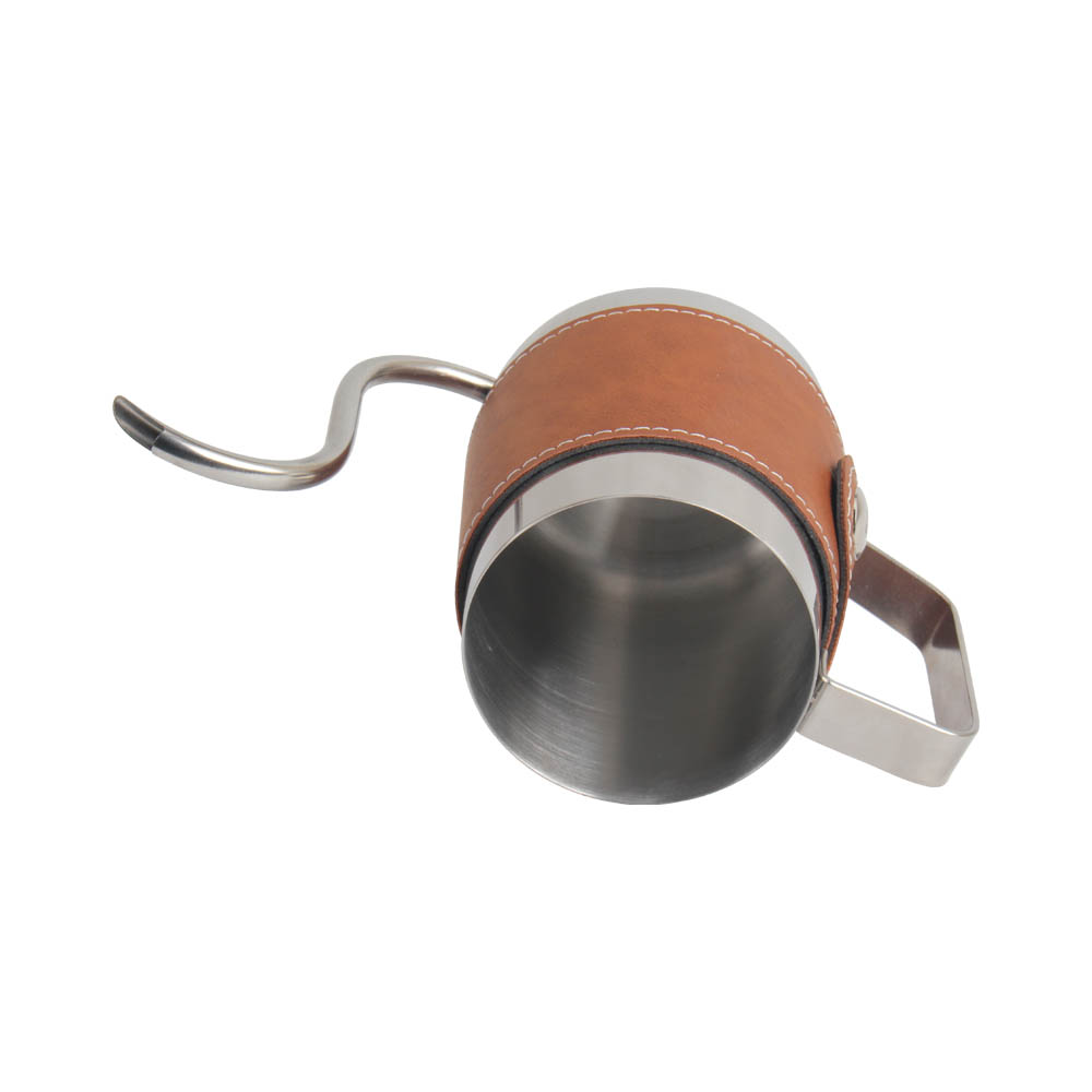 Stainless Steel Kettle With Leather Cover