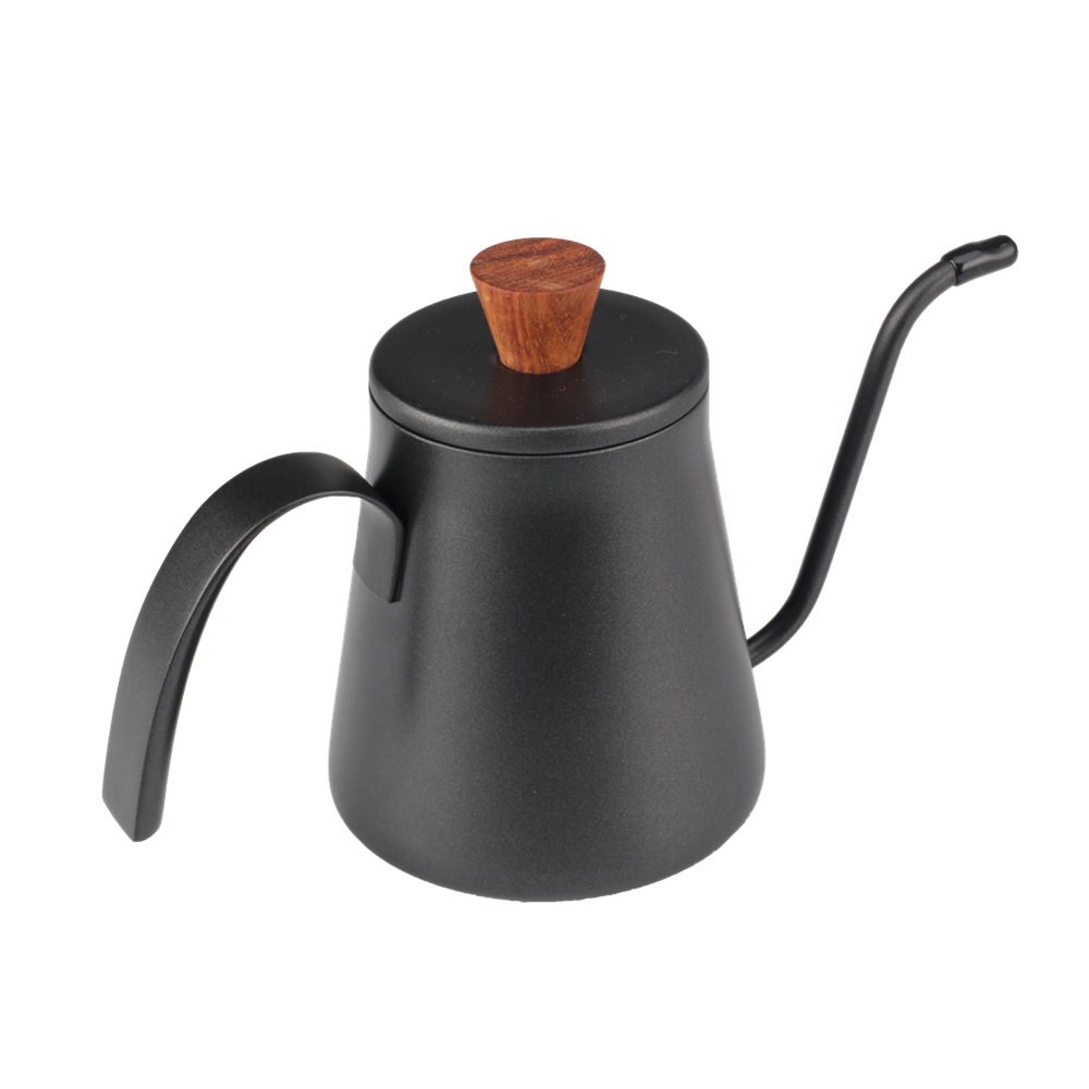 400cc Stainless Steel Kettle With Wood Knob