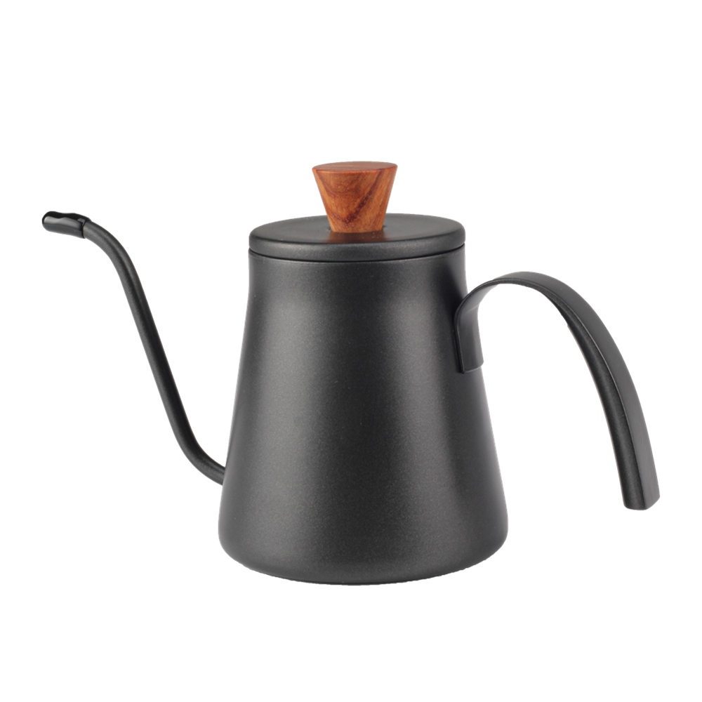 400cc Stainless Steel Kettle With Wood Knob