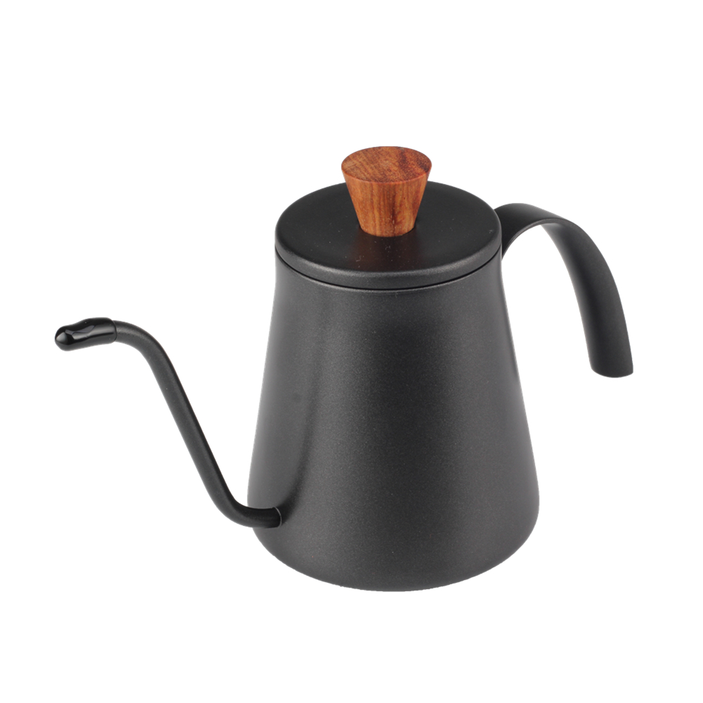 400cc Stainless Steel Kettle With Wood Knob