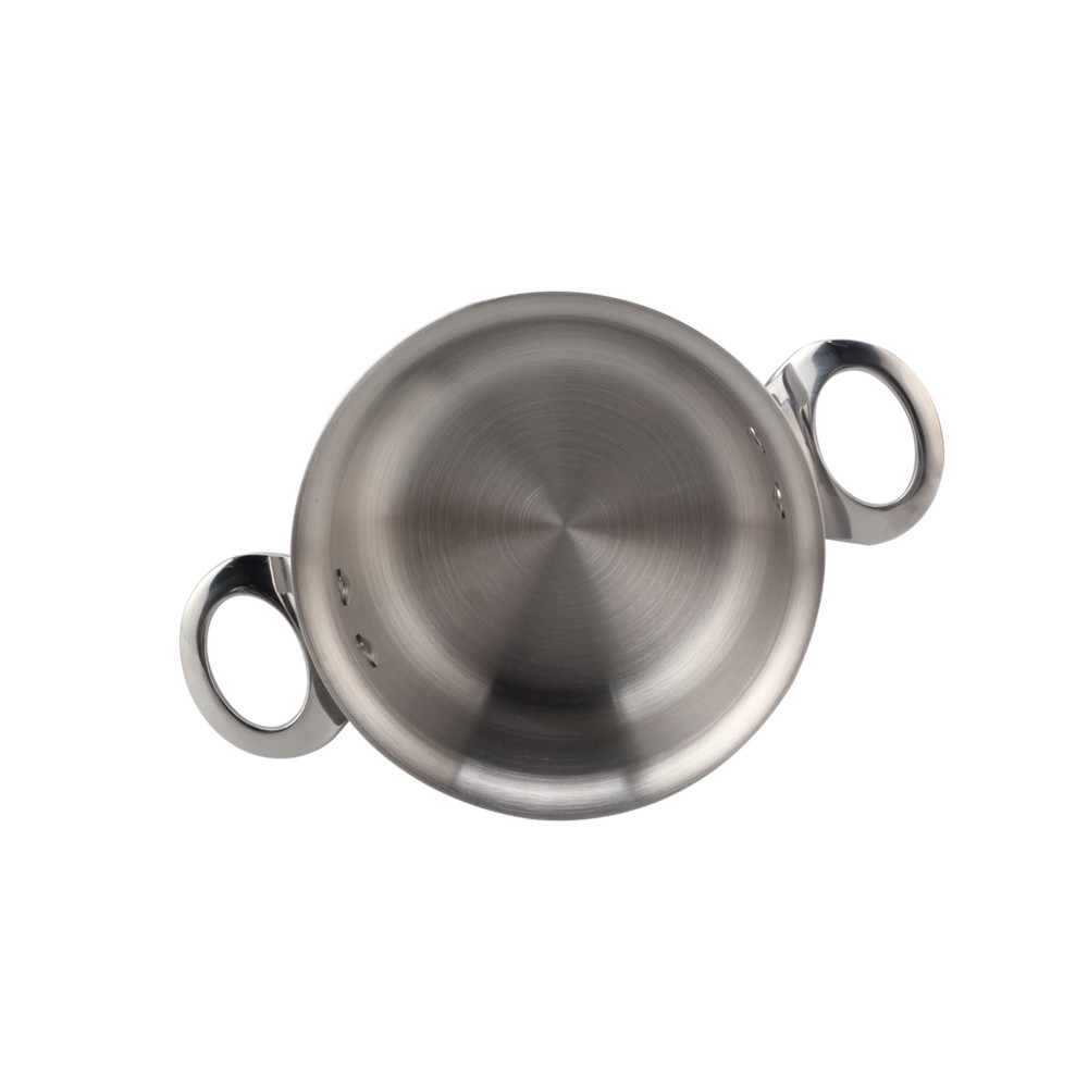 Silver Triply Mini Stainless Steel  Sauce Pot