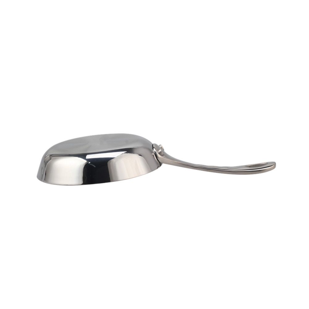 Silver Triply Mini Stainless Steel Frying Pan