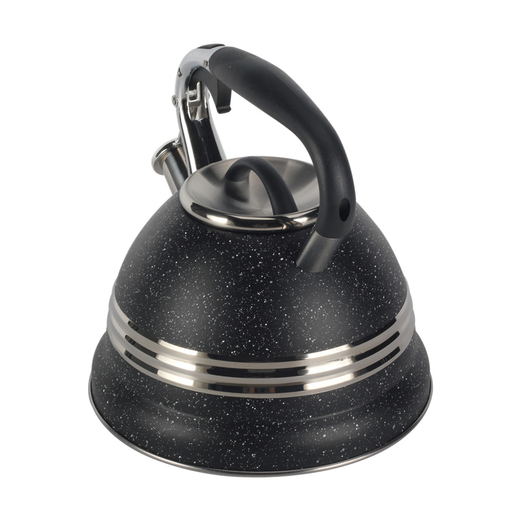 3l Stainless Steel Whistling Kettle (Black)