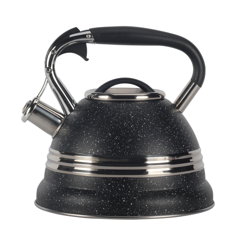 3l Stainless Steel Whistling Kettle (Black)