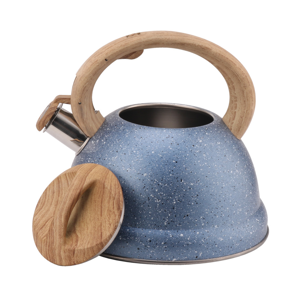 Kettle With Whistle, S/S Whistling Kettle, Wooden Handle