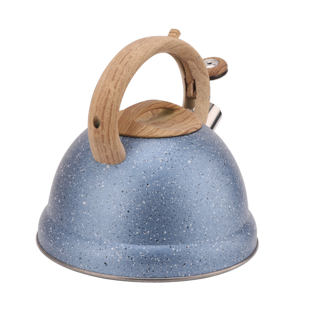 Kettle With Whistle, S/S Whistling Kettle, Wooden Handle