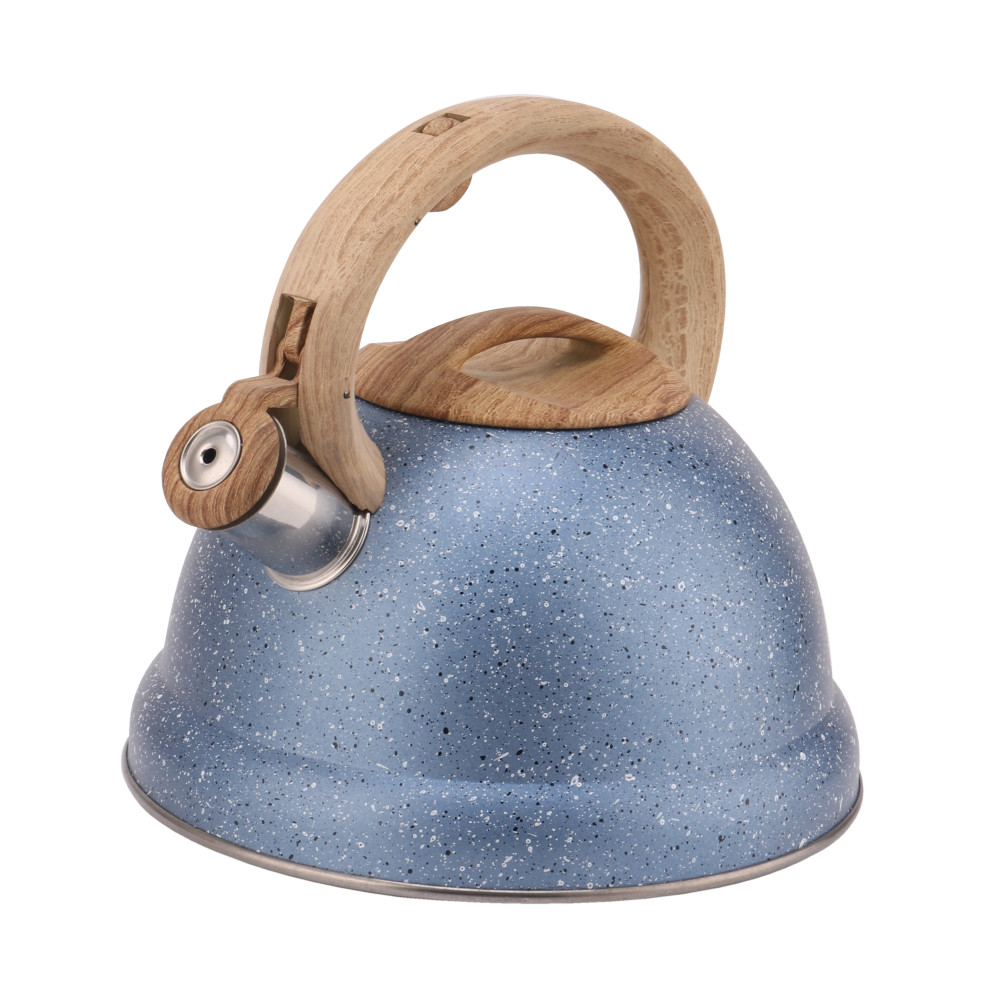 Kettle With Whistle, S/S Whistling Kettle, Wooden Handle