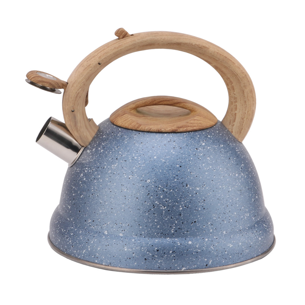 Kettle With Whistle, S/S Whistling Kettle, Wooden Handle