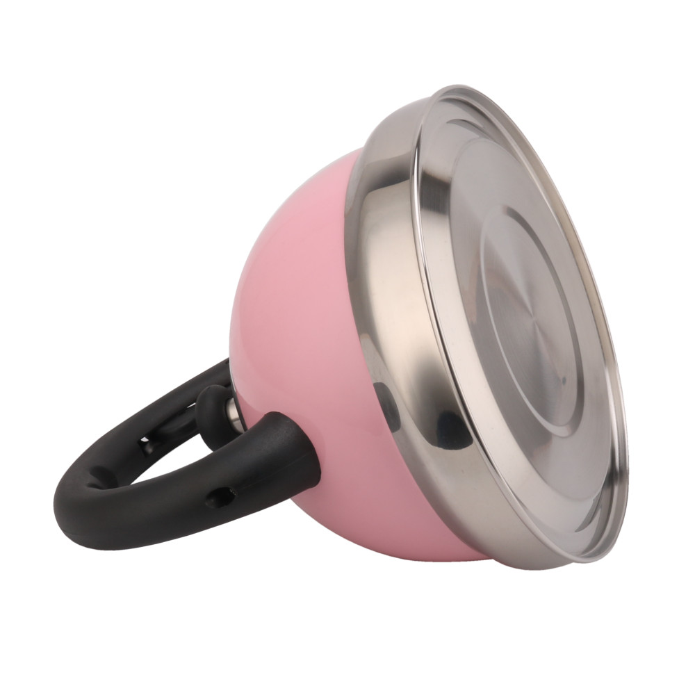 Stainless Steel Whistling Tea Kettle-Pink