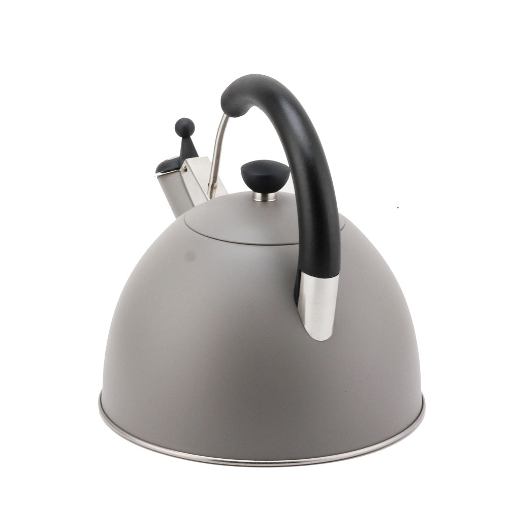 Modern S/S Whistling Kettle for Kitchen Light Gray