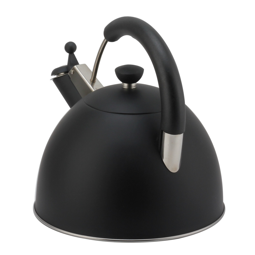 Modern S/S Whistling Kettle for Kitchen Black